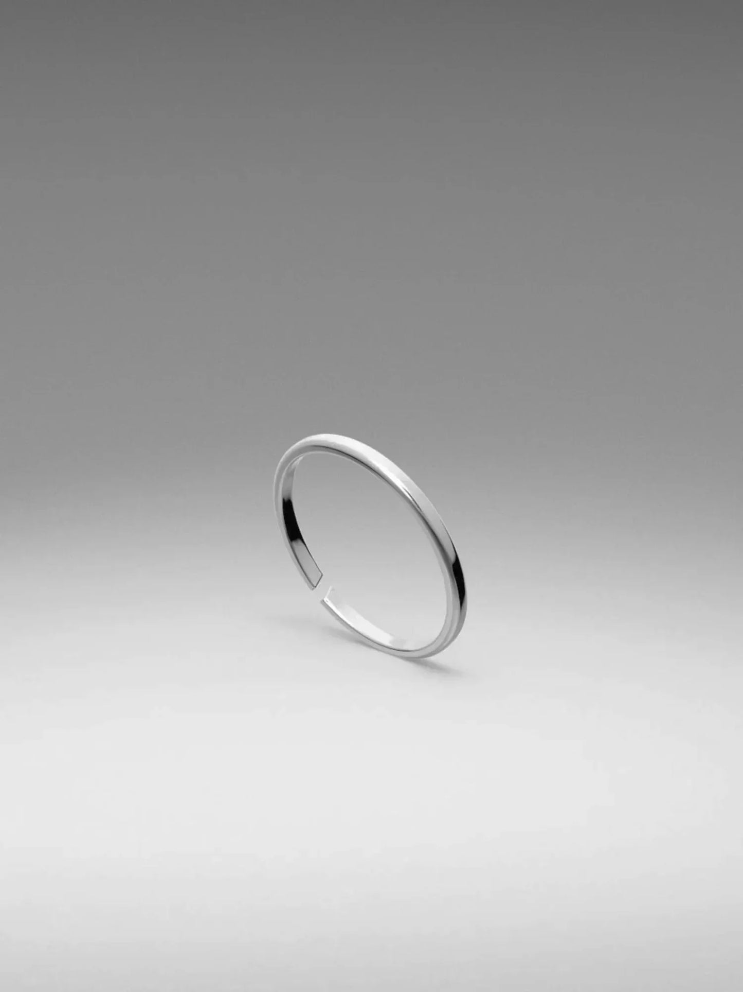 VL. Adjustable Classic Steel Ring