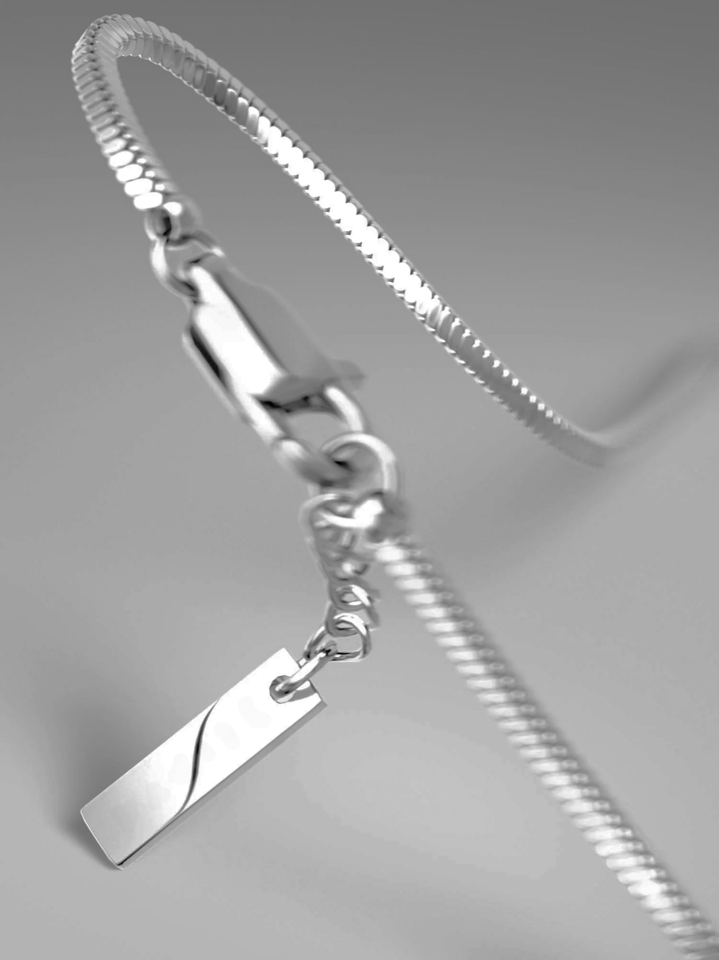 VL. Adjustable Steel Snake Bracelet