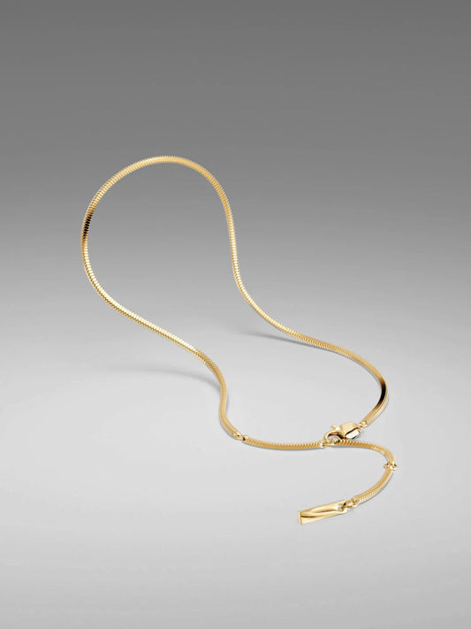 VALORE Adjustable Gold Snake Bracelet
