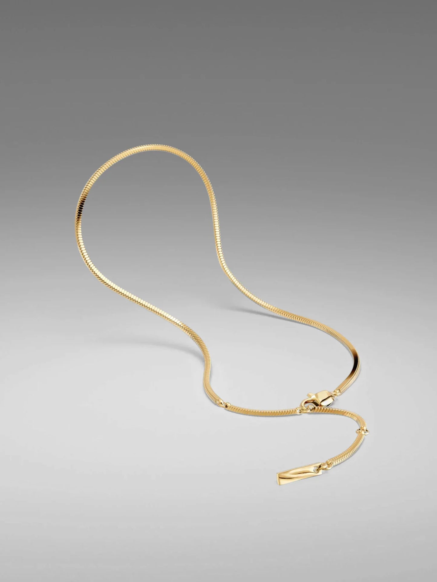 VL. Adjustable Gold Snake Bracelet