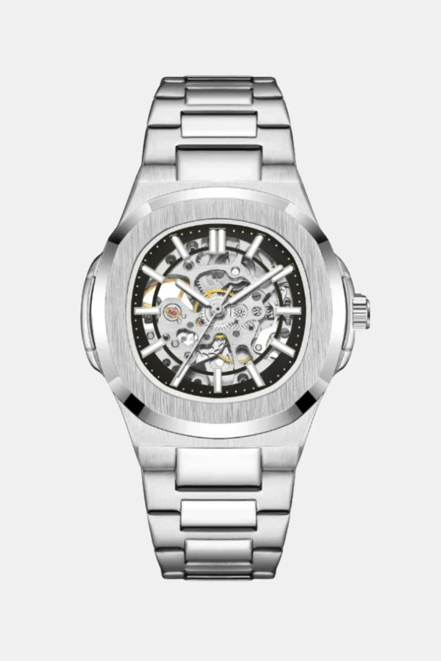 VALORE Skeleton Automatic Steel Black