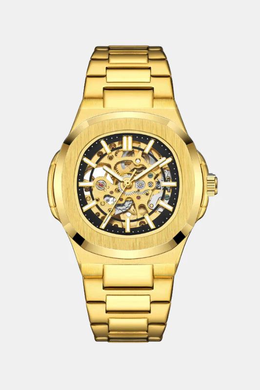 VALORE Skeleton Automatic Gold Black