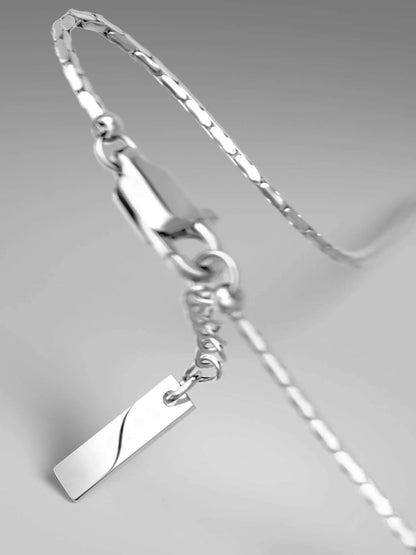 VL. Adjustable Steel Chain Bracelet