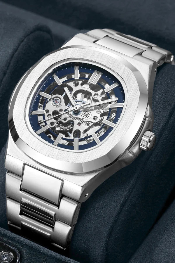 VALORE Skeleton Automatic Steel Blue